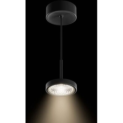 Suspension LED Nivo, noire, 36°, montage en saillie, à intensité variable - Sigor - Salon / séjour - Moderne - Aluminium - À ampoule unique Suspension LED Nivo, noire, 36°, montage en saillie, à intensité variable - Sigor - Salon / séjour - Moderne - Aluminium - À ampoule unique