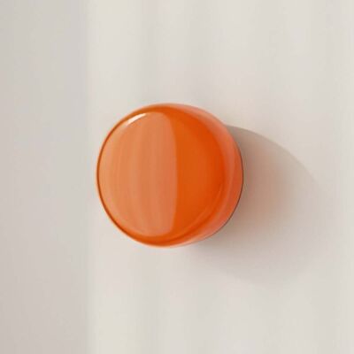 Applique murale BonBon, orange, Ø 16 cm, verre - ALDEX - Salon / séjour - Design - À ampoule unique Applique murale BonBon, orange, Ø 16 cm, verre - ALDEX - Salon / séjour - Design - À ampoule unique