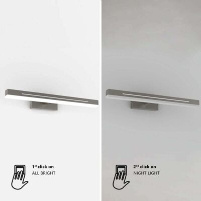 Otis 60 Applique Murale Chrome - Nordlux - Salle de bains - Aluminium Otis 60 Applique Murale Chrome - Nordlux - Salle de bains - Aluminium
