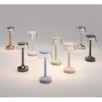 Flos - Bon Jour Unplugged Color Tune Akkuleuchte - gris Flos - Bon Jour Unplugged Color Tune Akkuleuchte - gris