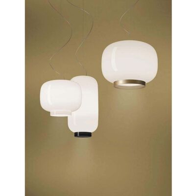 Chouchin 2 Reverse Suspension White/Black - Foscarini - Salle à manger - Verre Chouchin 2 Reverse Suspension White/Black - Foscarini - Salle à manger - Verre
