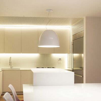 Suspension LED Gloss uniquement, contrôlable via une application, blanche - Nur Gloss Artemide - Salon / séjour - Design - Plastique - À ampoule unique Suspension LED Gloss uniquement, contrôlable via une application, blanche - Nur Gloss Artemide - Salon / séjour - Design - Plastique - À ampoule unique