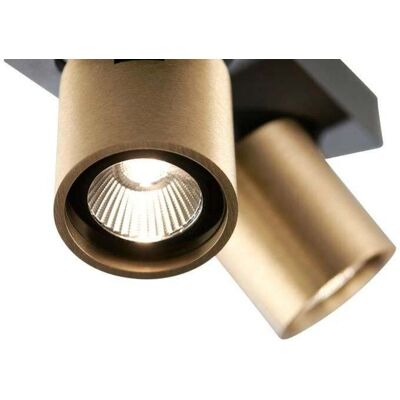 Focus 2 LED Plafonnier 3000K Brass - LIGHT-POINT - Salon / séjour - Aluminium Focus 2 LED Plafonnier 3000K Brass - LIGHT-POINT - Salon / séjour - Aluminium