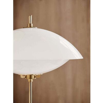 Clam Lampe de Table Opal/Brass - Fritz Hansen - Salon / séjour - Verre Clam Lampe de Table Opal/Brass - Fritz Hansen - Salon / séjour - Verre