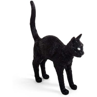 Jobby The Cat Lampe de table Noir - Seletti - Salon / séjour - Design - Plastique Jobby The Cat Lampe de table Noir - Seletti - Salon / séjour - Design - Plastique