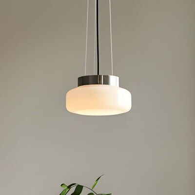 Suspension BonBon, blanche, Ø 25 cm, verre - ALDEX - Salle à manger - Design - À ampoule unique Suspension BonBon, blanche, Ø 25 cm, verre - ALDEX - Salle à manger - Design - À ampoule unique