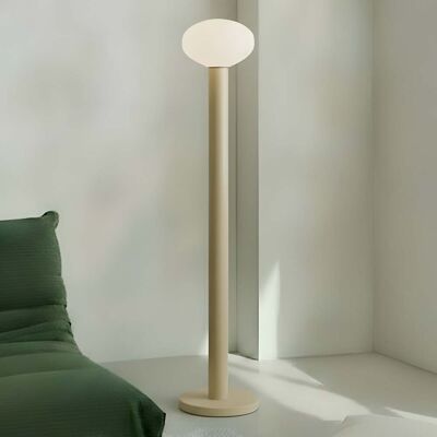 Lampe sur pied Flo, beige, Ø 30 cm, à 1 lampe, verre - ALDEX - Salon / séjour - Design - Métal - À ampoule unique Lampe sur pied Flo, beige, Ø 30 cm, à 1 lampe, verre - ALDEX - Salon / séjour - Design - Métal - À ampoule unique