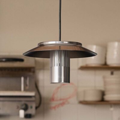 Suspension Lille 24, métallique, aluminium, Ø 24 cm - Pholc - Cuisine - Design - À ampoule unique Suspension Lille 24, métallique, aluminium, Ø 24 cm - Pholc - Cuisine - Design - À ampoule unique