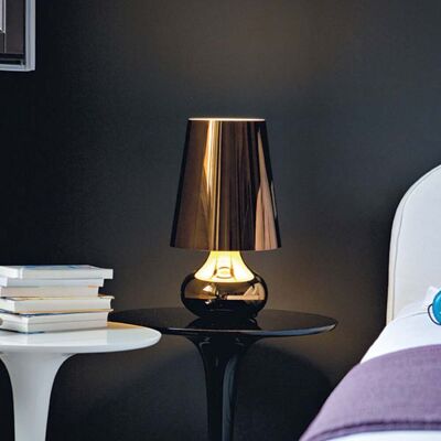 Lampe de table Kartell Cindy - Gun Métal - Style années 70 Lampe de table Kartell Cindy - Gun Métal - Style années 70