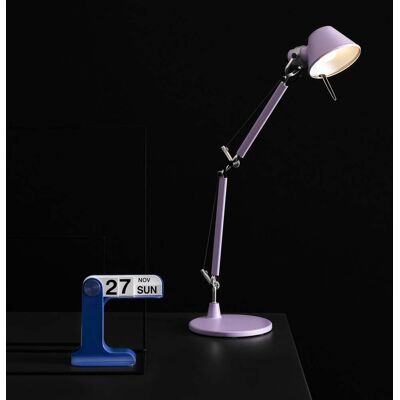 lampe à poser Tolomeo Micro lavande - Artemide - Bureau / espaces de travail - Design - Métal - À ampoule unique lampe à poser Tolomeo Micro lavande - Artemide - Bureau / espaces de travail - Design - Métal - À ampoule unique