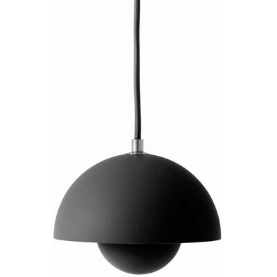 Suspension FlowerPot de Verner Panton - Noir - 16cm - Design emblématique Suspension FlowerPot de Verner Panton - Noir - 16cm - Design emblématique