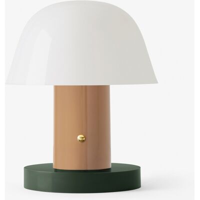 &Tradition Setago Lampe de table rechargeable sans fil - Beige &Tradition Setago Lampe de table rechargeable sans fil - Beige