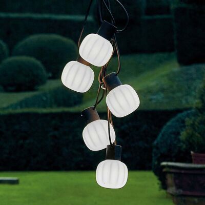 Kiki 5 Chaîne Lumineuse d'Extérieur - Martinelli Luce - Design - Plastique Kiki 5 Chaîne Lumineuse d'Extérieur - Martinelli Luce - Design - Plastique