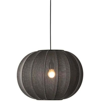 Knit-Wit 45 Round LED Suspension Black - Made By Hand - Chambre à coucher - Tissu / textile Knit-Wit 45 Round LED Suspension Black - Made By Hand - Chambre à coucher - Tissu / textile