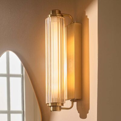 Nimal Double applique murale, laiton, IP44, plastique, métal - Nordlux - Salle de bains - Multi-ampoules Nimal Double applique murale, laiton, IP44, plastique, métal - Nordlux - Salle de bains - Multi-ampoules