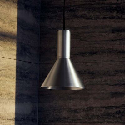 Suspension Lyss couleur aluminium - FRANDSEN - Salon / séjour - Design - À ampoule unique Suspension Lyss couleur aluminium - FRANDSEN - Salon / séjour - Design - À ampoule unique