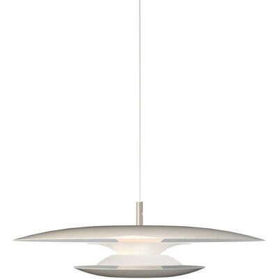 Suspension Eclipse, Ø 48 cm, gris, métal, G9 - Belid - Salon / séjour - Design - À ampoule unique Suspension Eclipse, Ø 48 cm, gris, métal, G9 - Belid - Salon / séjour - Design - À ampoule unique