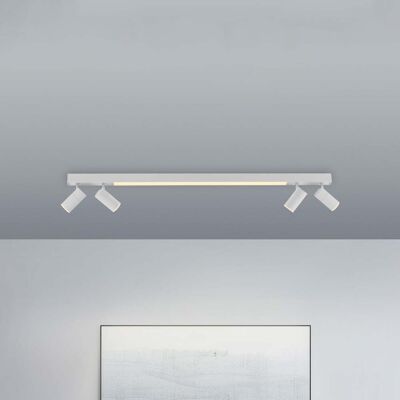 Plafonnier LED Lines, 120 cm, blanc, CCT, télécommande - PURE Pure Lines - Salon / séjour - Moderne - Métal - Angulaire Plafonnier LED Lines, 120 cm, blanc, CCT, télécommande - PURE Pure Lines - Salon / séjour - Moderne - Métal - Angulaire