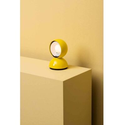 Lampe de table Artemide Eclisse Jaune - Icône du design italien Lampe de table Artemide Eclisse Jaune - Icône du design italien