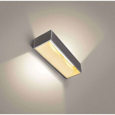 Logs In L Applique Murale LED Dim. Aluminium/White - SLV - Salon / séjour Logs In L Applique Murale LED Dim. Aluminium/White - SLV - Salon / séjour