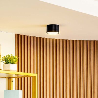 Lindby Nivoria projecteur LED - 11x6,5cm - Noir Lindby Nivoria projecteur LED - 11x6,5cm - Noir