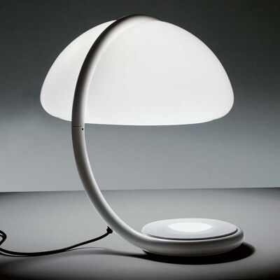 Serpente Lampe de Table Blanc - Martinelli Luce - Salon / séjour - Design - Métal - Avec abat-jour Serpente Lampe de Table Blanc - Martinelli Luce - Salon / séjour - Design - Métal - Avec abat-jour
