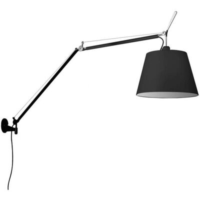 Tolomeo Mega Applique Murale avec Variateur Ø360 Noir - Artemide - Salon / séjour - Aluminium Tolomeo Mega Applique Murale avec Variateur Ø360 Noir - Artemide - Salon / séjour - Aluminium
