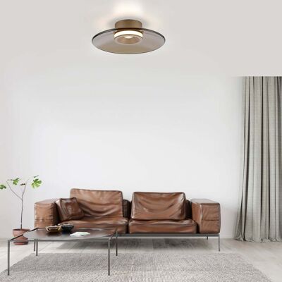 Paul Neuhaus 6094-97 - Suspension en Ambre Foncé Paul Neuhaus 6094-97 - Suspension en Ambre Foncé