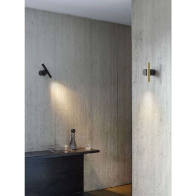 Doi Applique Murale 3000K Black/Brass - Luceplan - Salon / séjour - Aluminium Doi Applique Murale 3000K Black/Brass - Luceplan - Salon / séjour - Aluminium