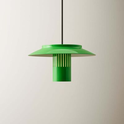 Suspension Lille 24, verte, aluminium, Ø 24 cm - Pholc - Cuisine - Design - À ampoule unique Suspension Lille 24, verte, aluminium, Ø 24 cm - Pholc - Cuisine - Design - À ampoule unique