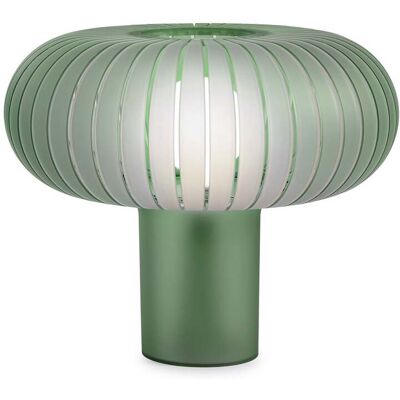 Lampe à poser Teresa Frozen, vert sauge, à intensité variable, E27 - Kartell - Salon / séjour - Design - Plastique - Champignon Lampe à poser Teresa Frozen, vert sauge, à intensité variable, E27 - Kartell - Salon / séjour - Design - Plastique - Champignon