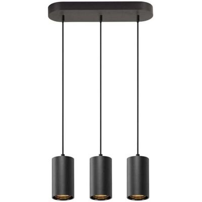 Asto Tube 3 Suspension Black - SLV - Salle à manger - Aluminium Asto Tube 3 Suspension Black - SLV - Salle à manger - Aluminium
