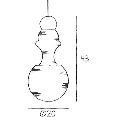 Paris 1920 Suspension - Design By Us - Salon / séjour - Verre - À ampoule unique Paris 1920 Suspension - Design By Us - Salon / séjour - Verre - À ampoule unique