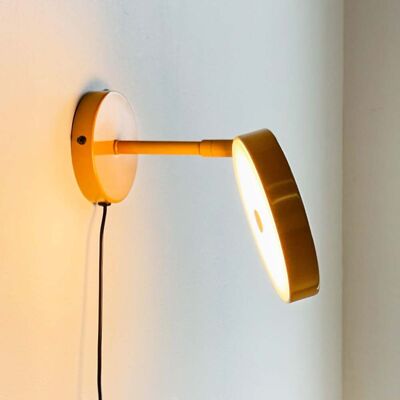 Applique murale LED Starlight, jaune, Ø 14 cm, à intensité variable - Dyberg Dyberg Larsen - Salon / séjour - Design - Métal - Avec abat-jour Applique murale LED Starlight, jaune, Ø 14 cm, à intensité variable - Dyberg Dyberg Larsen - Salon / séjour - Design - Métal - Avec abat-jour