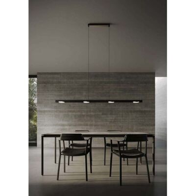 Suspension Inlay S1800 Linear, noir/argent - Light-Point - Salle à manger - Aluminium Suspension Inlay S1800 Linear, noir/argent - Light-Point - Salle à manger - Aluminium