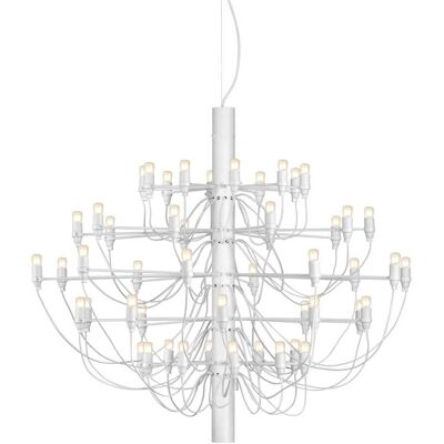 Flos Gino Sarfatti 2097/50 Moderne Suspension Blanche - Suspension Flos Gino Sarfatti 2097/50 Moderne Suspension Blanche - Suspension