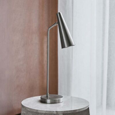 Lampe à poser Precise, argent, hauteur 52 cm, E14 - House Doctor - Salon / séjour - Design - Métal - À ampoule unique Lampe à poser Precise, argent, hauteur 52 cm, E14 - House Doctor - Salon / séjour - Design - Métal - À ampoule unique