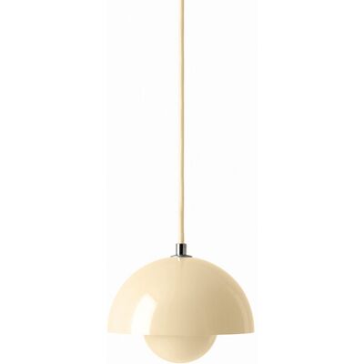 Suspension Flowerpot VP10, Ø 16 cm, crème - &TRADITION; - Salon / séjour - Design - Métal - Avec abat-jour Suspension Flowerpot VP10, Ø 16 cm, crème - &TRADITION; - Salon / séjour - Design - Métal - Avec abat-jour