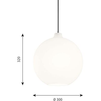 Louis Poulsen Wohlert 300 Suspension - Opale Blanc Louis Poulsen Wohlert 300 Suspension - Opale Blanc