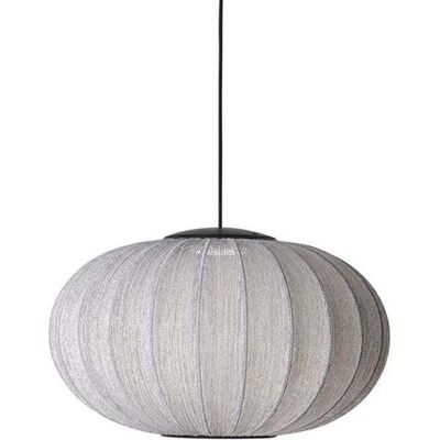 Suspension Knit-Wit 57 LED, Ø 57 cm, argent - Made By Hand - Chambre à coucher - Tissu / textile Suspension Knit-Wit 57 LED, Ø 57 cm, argent - Made By Hand - Chambre à coucher - Tissu / textile
