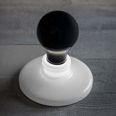 Light Bulb Lampe de Table Noir - Foscarini Black Light - Salon / séjour - Design - Verre Light Bulb Lampe de Table Noir - Foscarini Black Light - Salon / séjour - Design - Verre