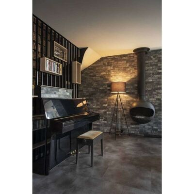 Fenda Tripod Lampadaire Ø45,5 Grey/Black - SLV - Salon / séjour - Vintage / rétro - Aluminium Fenda Tripod Lampadaire Ø45,5 Grey/Black - SLV - Salon / séjour - Vintage / rétro - Aluminium