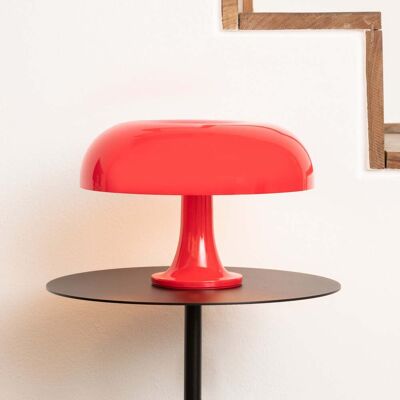 Lampe de table Artemide Nessino - Orange et Blanc - Éclairage Italien Moderne Lampe de table Artemide Nessino - Orange et Blanc - Éclairage Italien Moderne