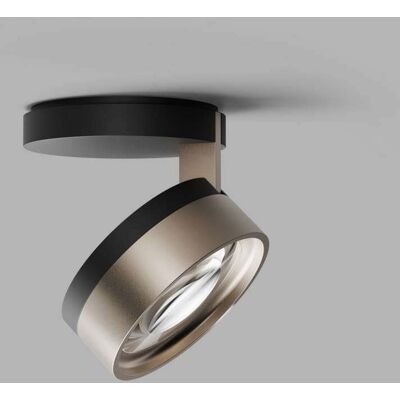 Spot pour plafond Blade C1+ Slim, doré/noir - Light-Point - Salon / séjour - Aluminium Spot pour plafond Blade C1+ Slim, doré/noir - Light-Point - Salon / séjour - Aluminium