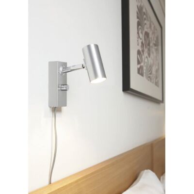 Belid Cato 1 Lumière Lampe Murale Intérieure Argent - Applique Murale Belid Cato 1 Lumière Lampe Murale Intérieure Argent - Applique Murale