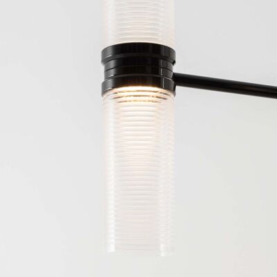 Suspension LED Zephyr Linear, noir, longueur 160 cm - Artemide - Salon / séjour - Design - Aluminium - Multi-ampoules Suspension LED Zephyr Linear, noir, longueur 160 cm - Artemide - Salon / séjour - Design - Aluminium - Multi-ampoules