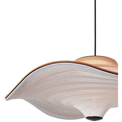 Flying Ø58 LED Suspension Light Terracotta - Made By Hand - Chambre à coucher - Tissu / textile Flying Ø58 LED Suspension Light Terracotta - Made By Hand - Chambre à coucher - Tissu / textile