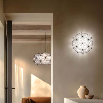 Plafonnier C'EST LA VIE, noir, Ø 34 cm, à 2 lampes - Slamp - Salon / séjour - Design - Plastique - Affleurante Plafonnier C'EST LA VIE, noir, Ø 34 cm, à 2 lampes - Slamp - Salon / séjour - Design - Plastique - Affleurante