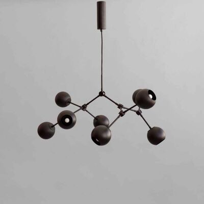 Lustre Drop Globe Mini Burned Noir - 101 Copenhagen - Salon / séjour - Moderne - Métal - Multi-ampoules Lustre Drop Globe Mini Burned Noir - 101 Copenhagen - Salon / séjour - Moderne - Métal - Multi-ampoules