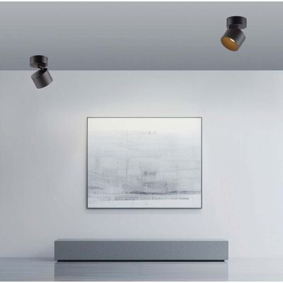 Spot pour plafond LED Cup, noir, Ø 9,5 cm, métal - PURE - Salon / séjour - Moderne - À ampoule unique Spot pour plafond LED Cup, noir, Ø 9,5 cm, métal - PURE - Salon / séjour - Moderne - À ampoule unique